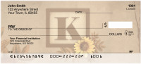 Sunflowers Monogram - K | BBJ-54