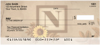 Sunflowers Monogram - N | BBJ-57