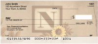 Sunflowers Monogram - N | BBJ-57