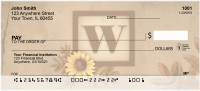 Sunflowers Monogram - W | BBJ-66