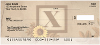 Sunflowers Monogram - X | BBJ-67