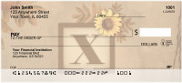 Sunflowers Monogram - X | BBJ-67