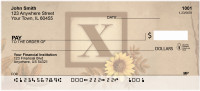 Sunflowers Monogram - X | BBJ-67