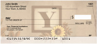 Sunflowers Monogram - Y | BBJ-68