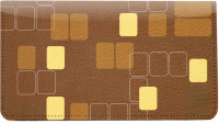 Retro Squares Leather Cover