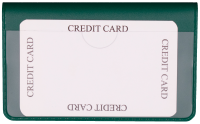 Green Vinyl Debit Card Cover | DVP-GRN01