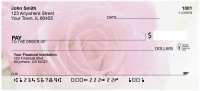 Pink Roses Personal Checks