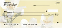 Yellow And White Florals Personal Checks | FLO-55