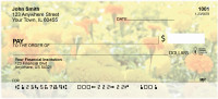 Yellow And White Florals Personal Checks | FLO-55