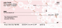 Oriental Blossoms In Spring Personal Checks | FLO-57