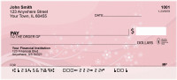 Oriental Inspired Sakura Blossoms Personal Checks | FLO-58