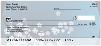 Oriental Inspired Cherry Branch Personal Checks | FLO-59