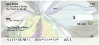 Romantic Watercolor Orchids Personal Checks | FLO-75