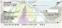 Romantic Watercolor Orchids Personal Checks | FLO-75