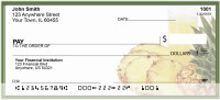 Golden Tropical Pineapple Personal Checks | FOD-40