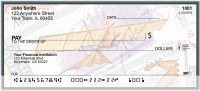 Vintage Airplane Stamps Personal Checks | FUN-05