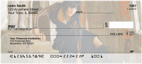 Female Vampire In Gothic Castle Personal Checks | FUN-09