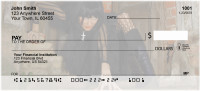 Female Vampire In Gothic Castle Personal Checks | FUN-09