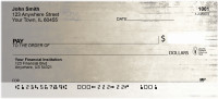 Coffee Grunge Personal Checks | GEO-55