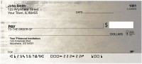Coffee Grunge Personal Checks | GEO-55