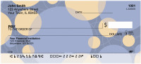 Golden Blue Dots Personal Checks | GEO-72