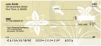Filigree Flowers Personal Checks | GEP-05