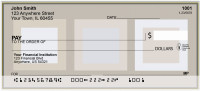 Mocha Geometrics Personal Checks | GEP-10