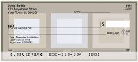 Mocha Geometrics Personal Checks | GEP-10