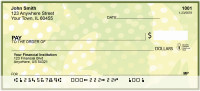 Dotted Yellow Butterflies Personal Checks | GEP-12
