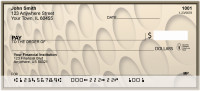 Taupe Circles Personal Checks | GEP-25