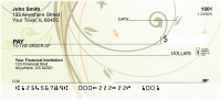 Tropical Filigree Foliage Personal Checks | GEP-42