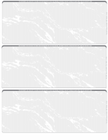 Grey Marble Blank 3 Per Page Laser Checks