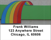 Rainbow Road Address Labels