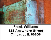 Rusty Metals Address Labels | LBABS-08