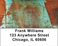 Rusty Metals Address Labels | LBABS-08