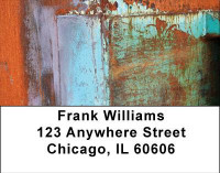 Rusty Metals Address Labels | LBABS-08