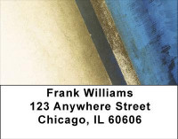 Geometric Grunge Address Labels | LBABS-17