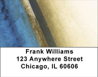 Geometric Grunge Address Labels | LBABS-17