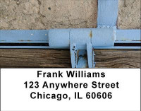 Metal Wood Stone Address Labels | LBABS-24