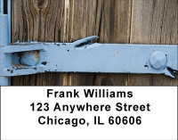 Metal Wood Stone Address Labels | LBABS-24