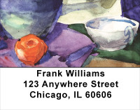 Tuscan Inspired Watercolor Address Labels | LBABS-43