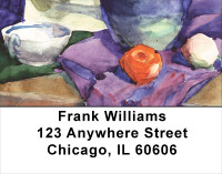 Tuscan Inspired Watercolor Address Labels | LBABS-43
