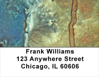 Watercolors On Canvas Address Labels | LBABS-49