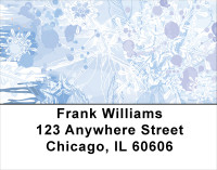 Frosty Winter Ice Address Labels | LBABS-51