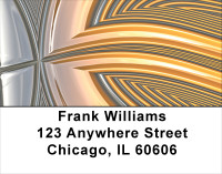 Graphic Metal Address Labels | LBABS-59