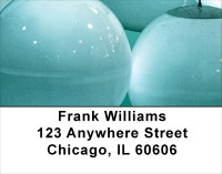Colorful Blue Lights Address Labels | LBABS-68