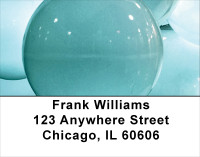 Colorful Blue Lights Address Labels | LBABS-68