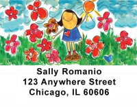 Girlie Girls Address Labels by Amy S. Petrik | LBAMY-01