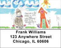 Home Sweet Home Address Labels by Amy S. Petrik