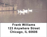 Ducks at Daybreak Address Labels | LBANI-64